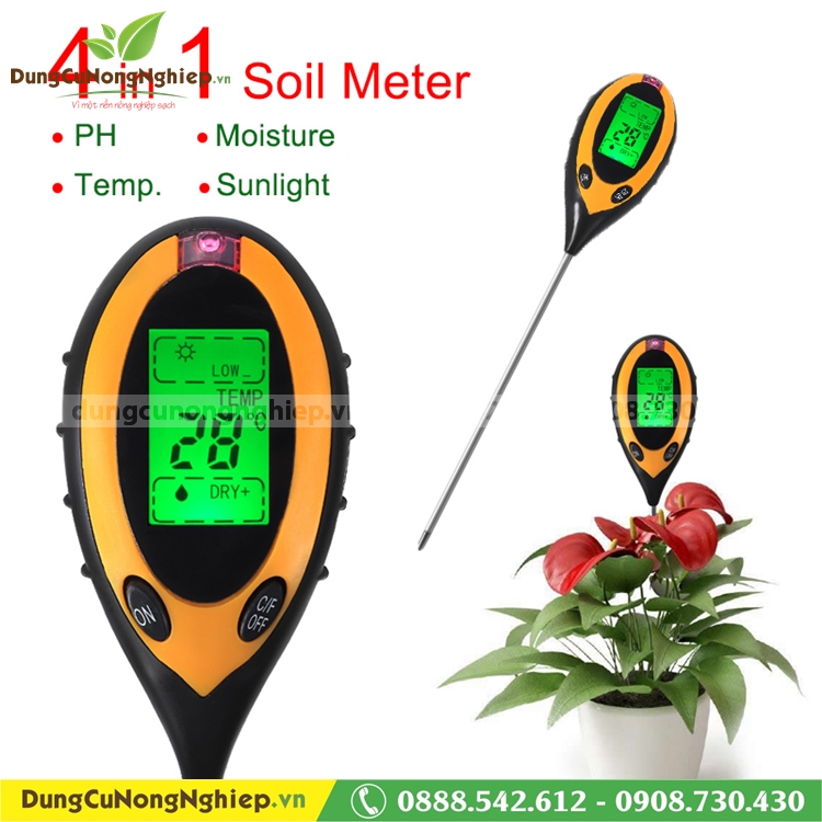 Máy đo pH chuyên dụng để đo pH đất trồng - nước - 2