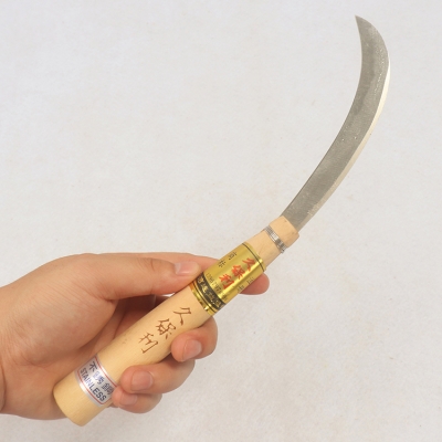 Liềm dao cán gỗ 25cm ( liềm cán gỗ trung)