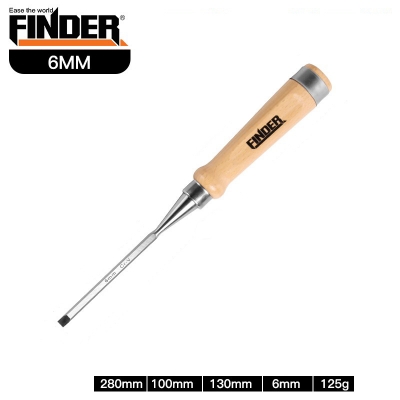 Cây đục cao cấp cán gỗ 6mm