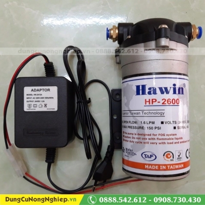 Máy bơm phun sương Hawin 2600 Đài Loan