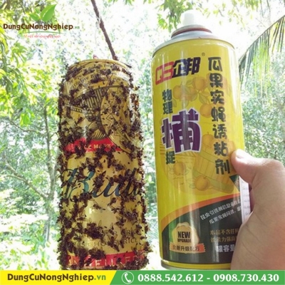 Chai keo xịt bẫy ruồi vàng ( 450ml)