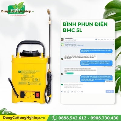 Bình xịt điện BMC 5L